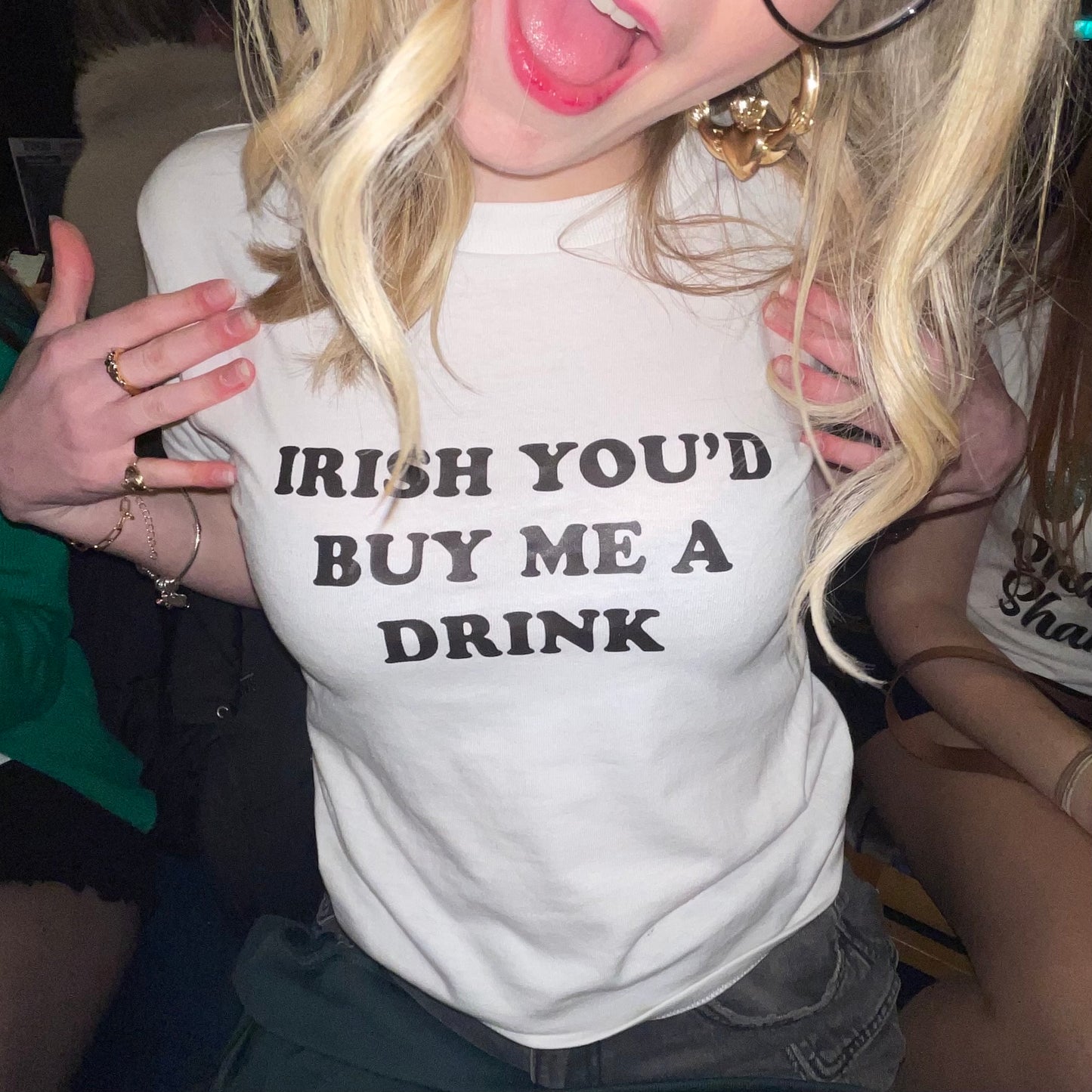 Irish you’d buy me a drink tee