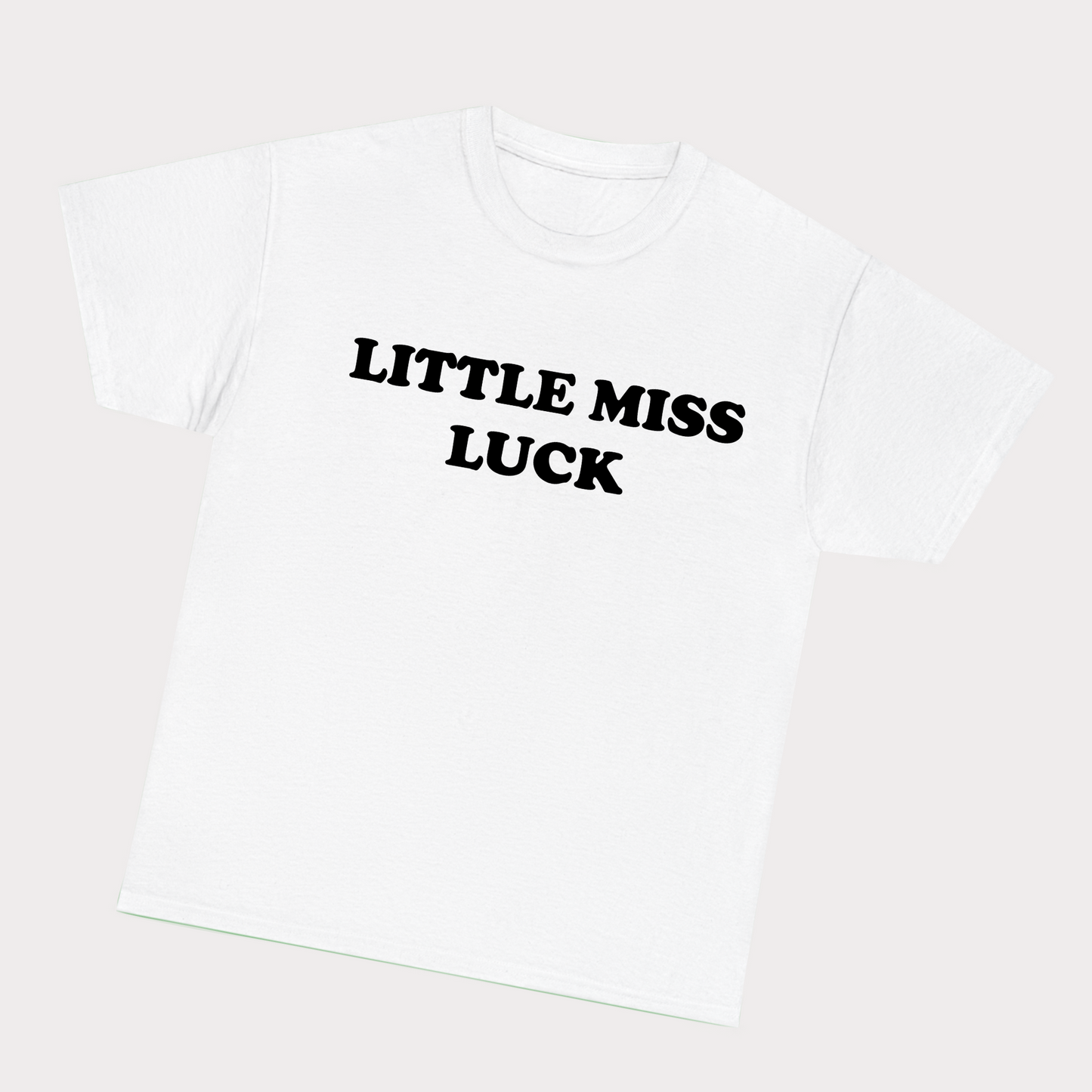 Little Miss Luck Tee - Black Text