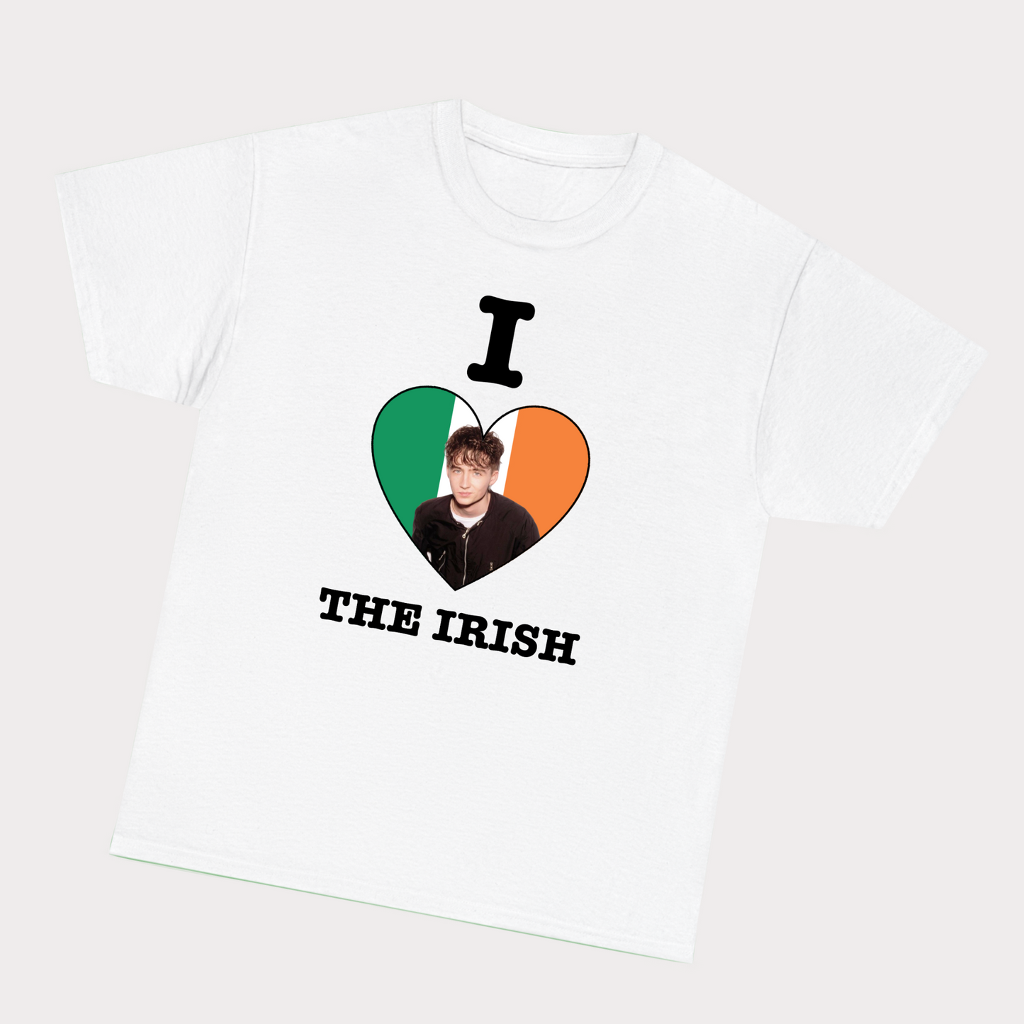 I heart the Irish (Robert Keating) white tee