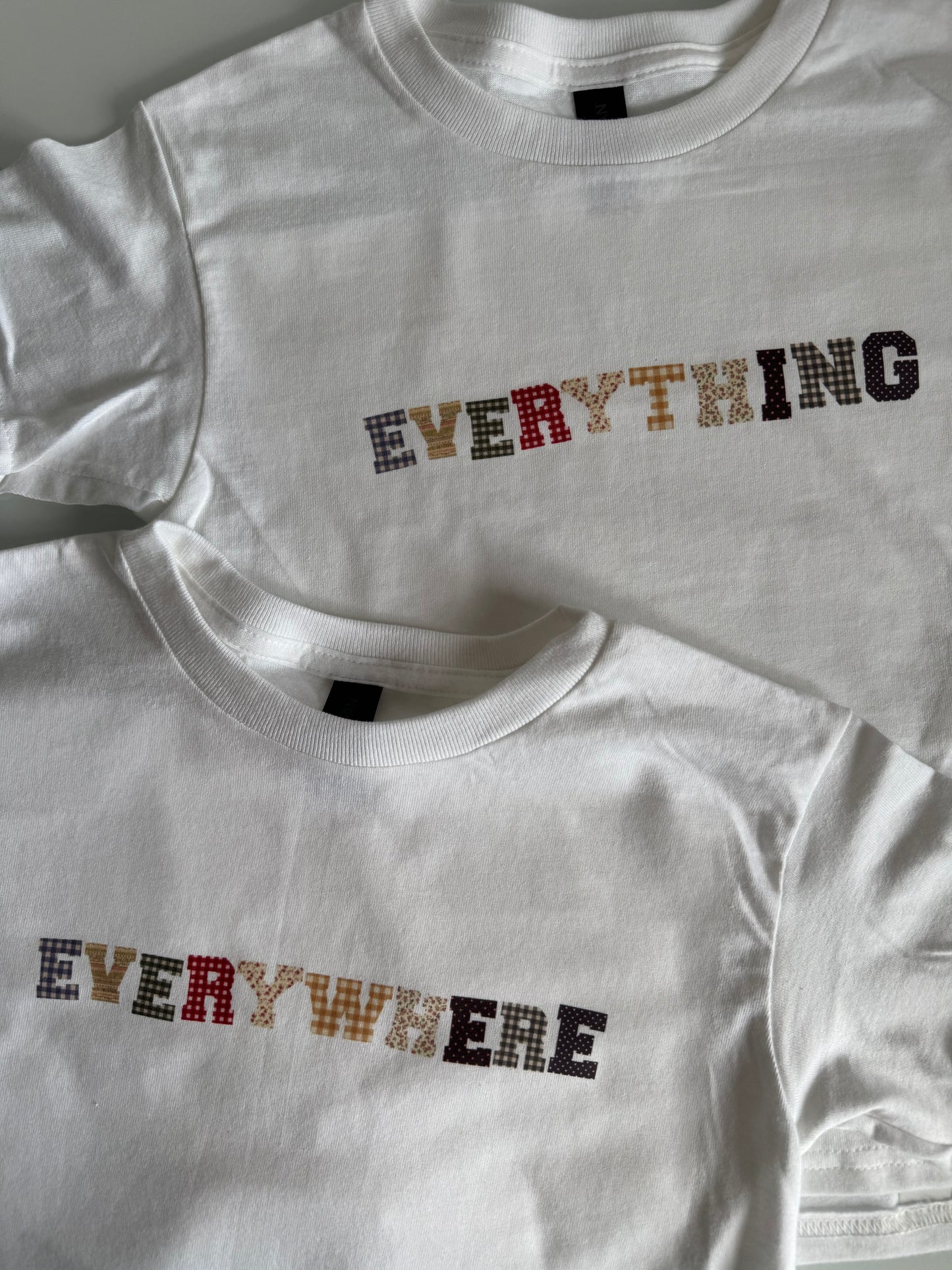 Everywhere, Everything Patchwork Inspired Matching tops
