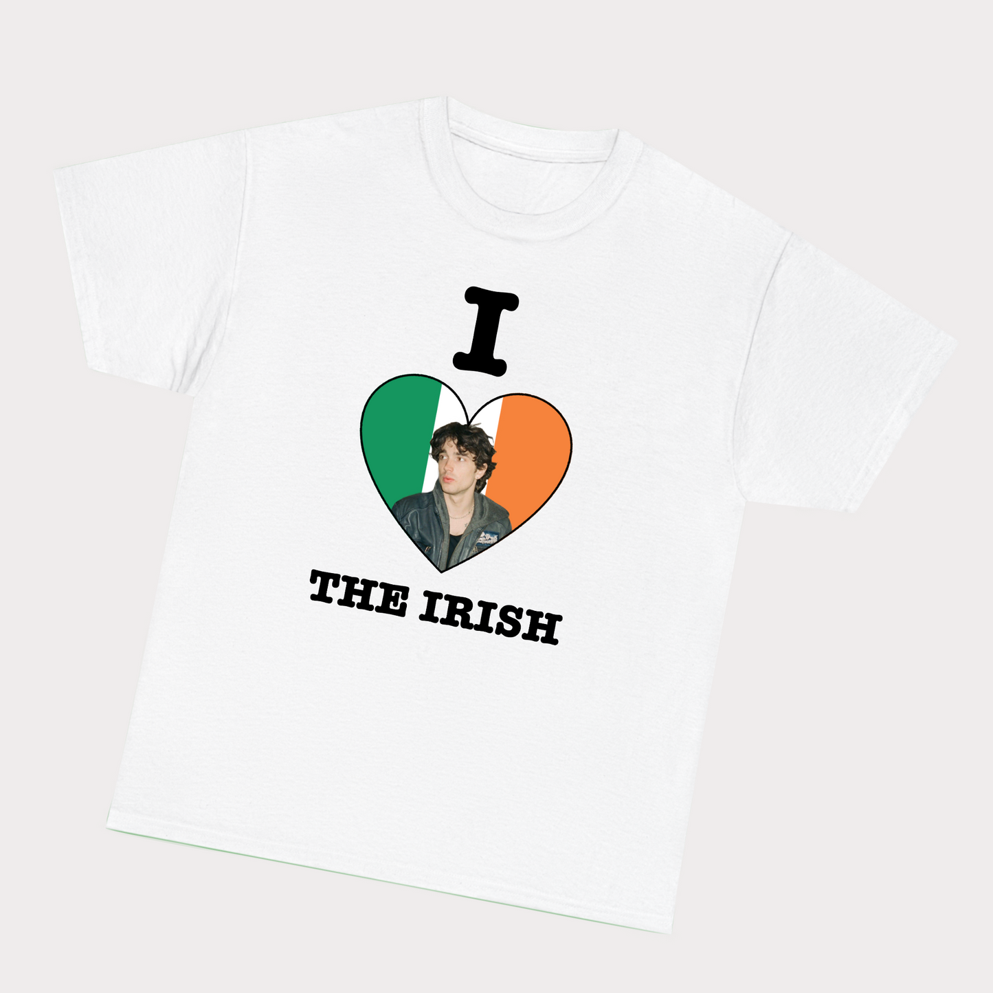 I heart the Irish (Elijah Hewson) white tee