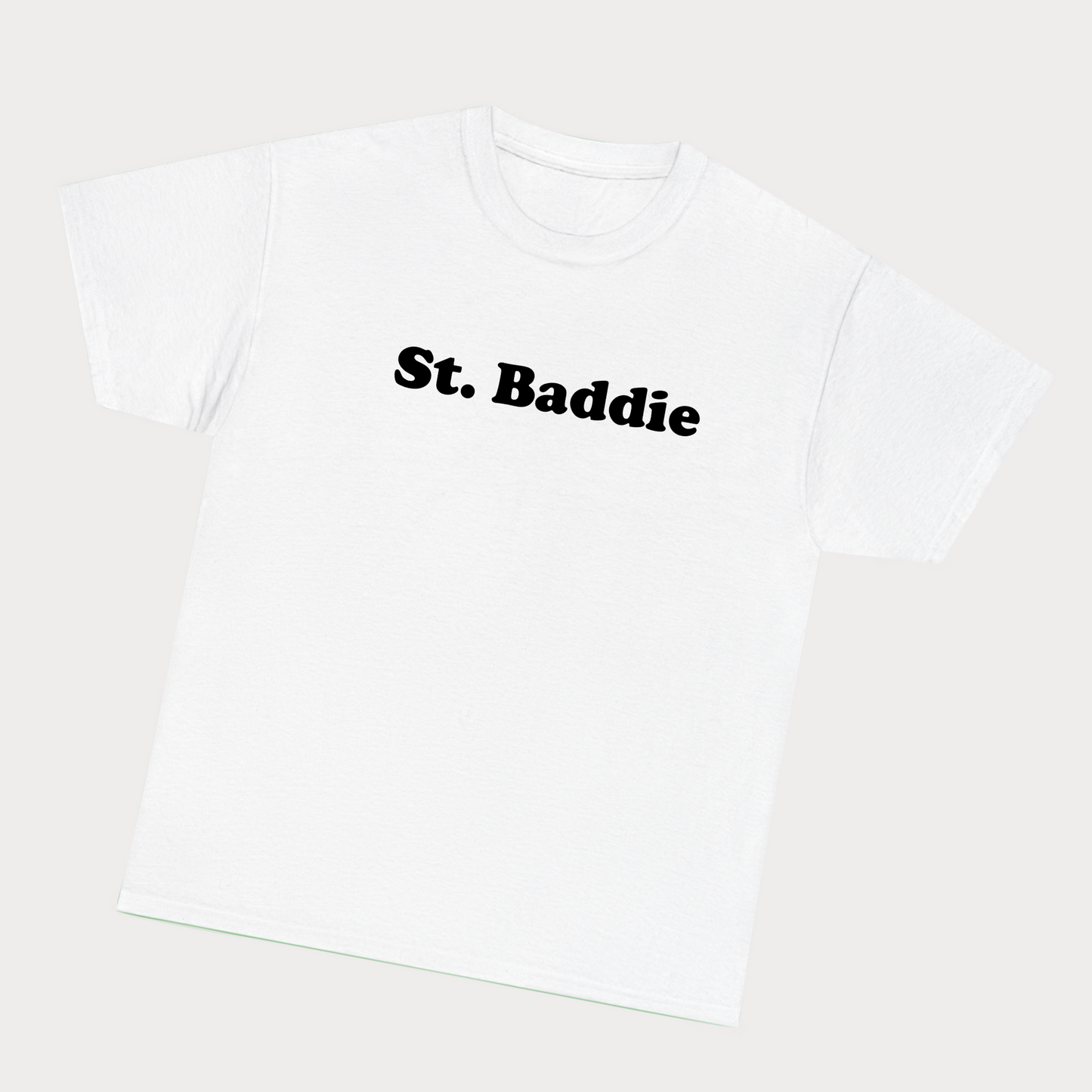 St Baddie - Black Text