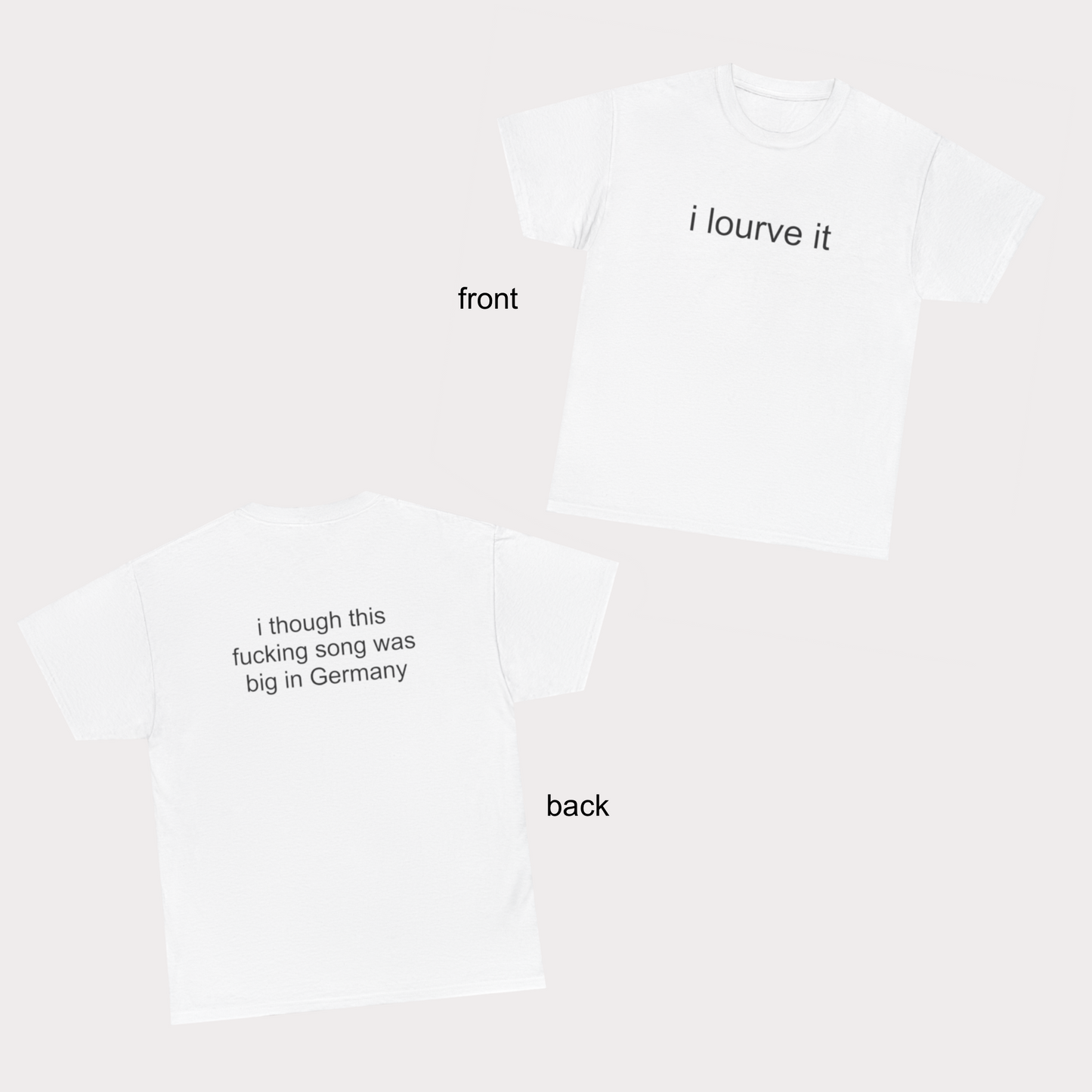 i lourve it - White Tee - Extended