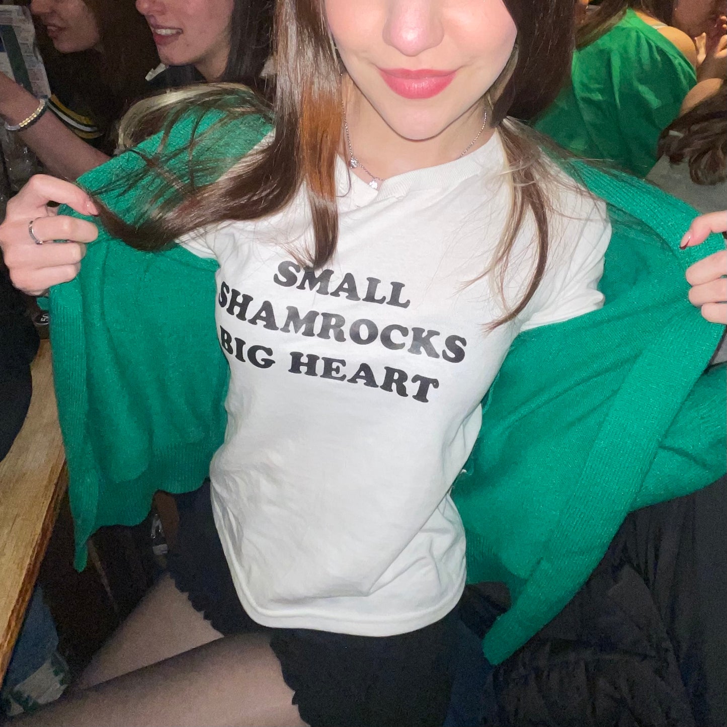 Small shamrocks, Big Heart Tee