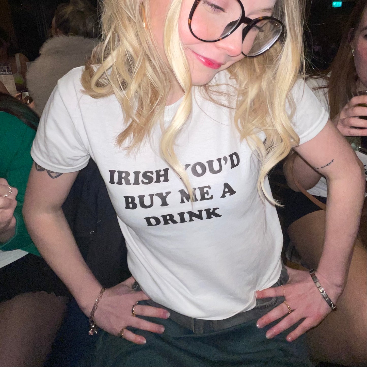 Irish you’d buy me a drink tee