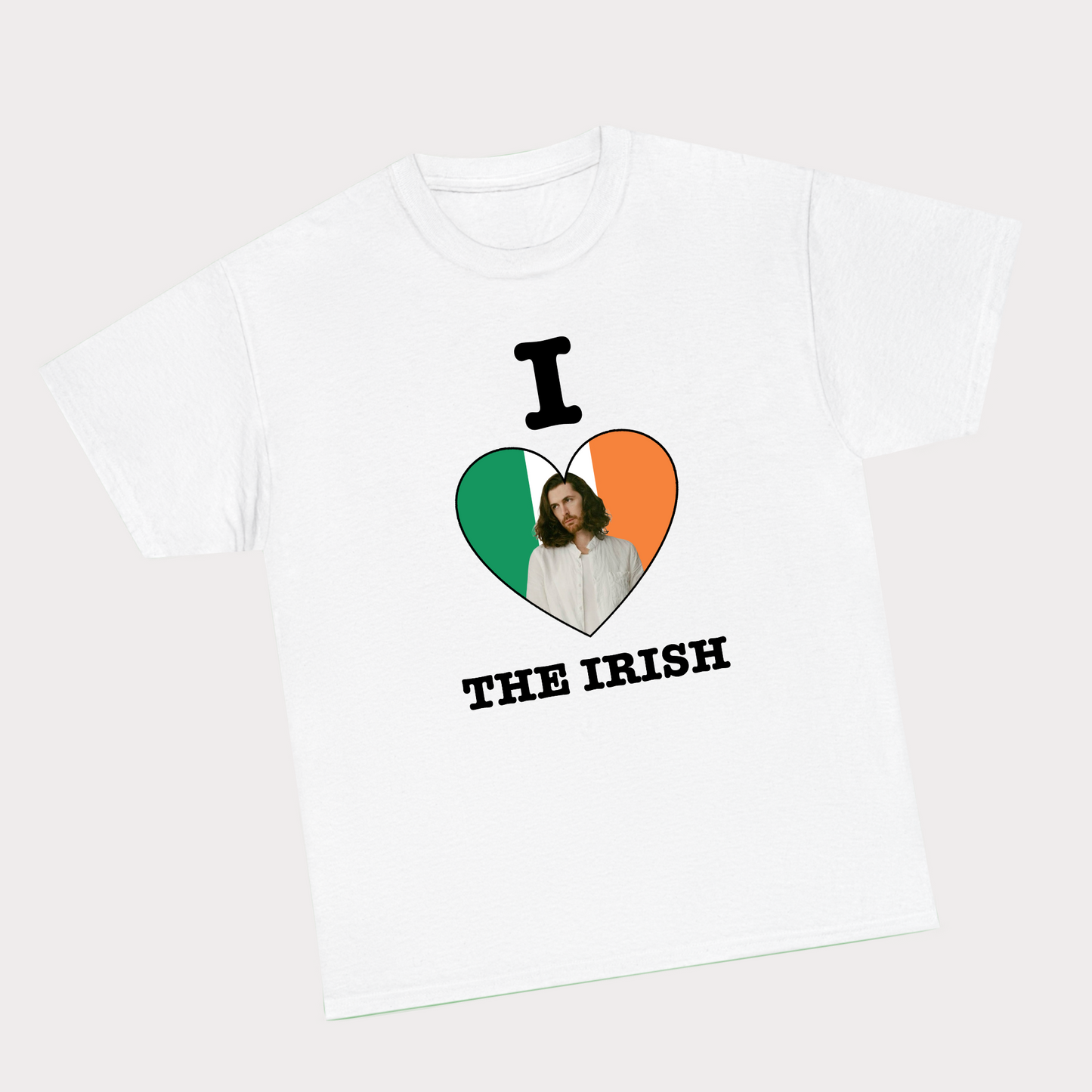 I heart the Irish (Hozier) white tee