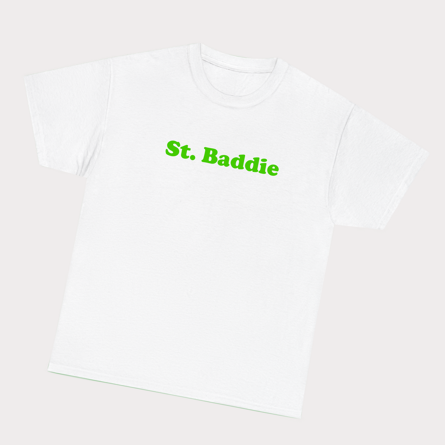St Baddie - Green Text