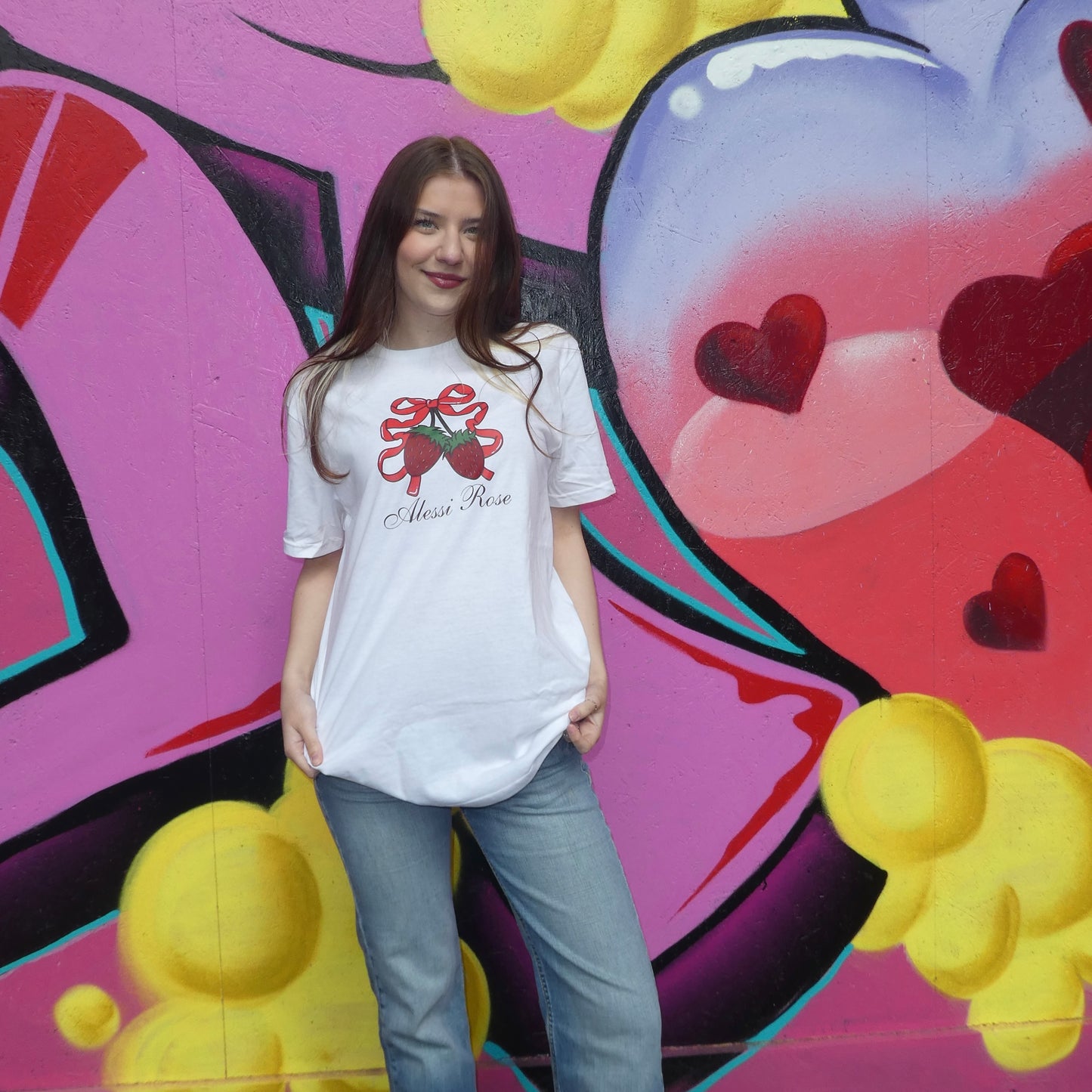 Alessi Rose Strawberry Bow Tee