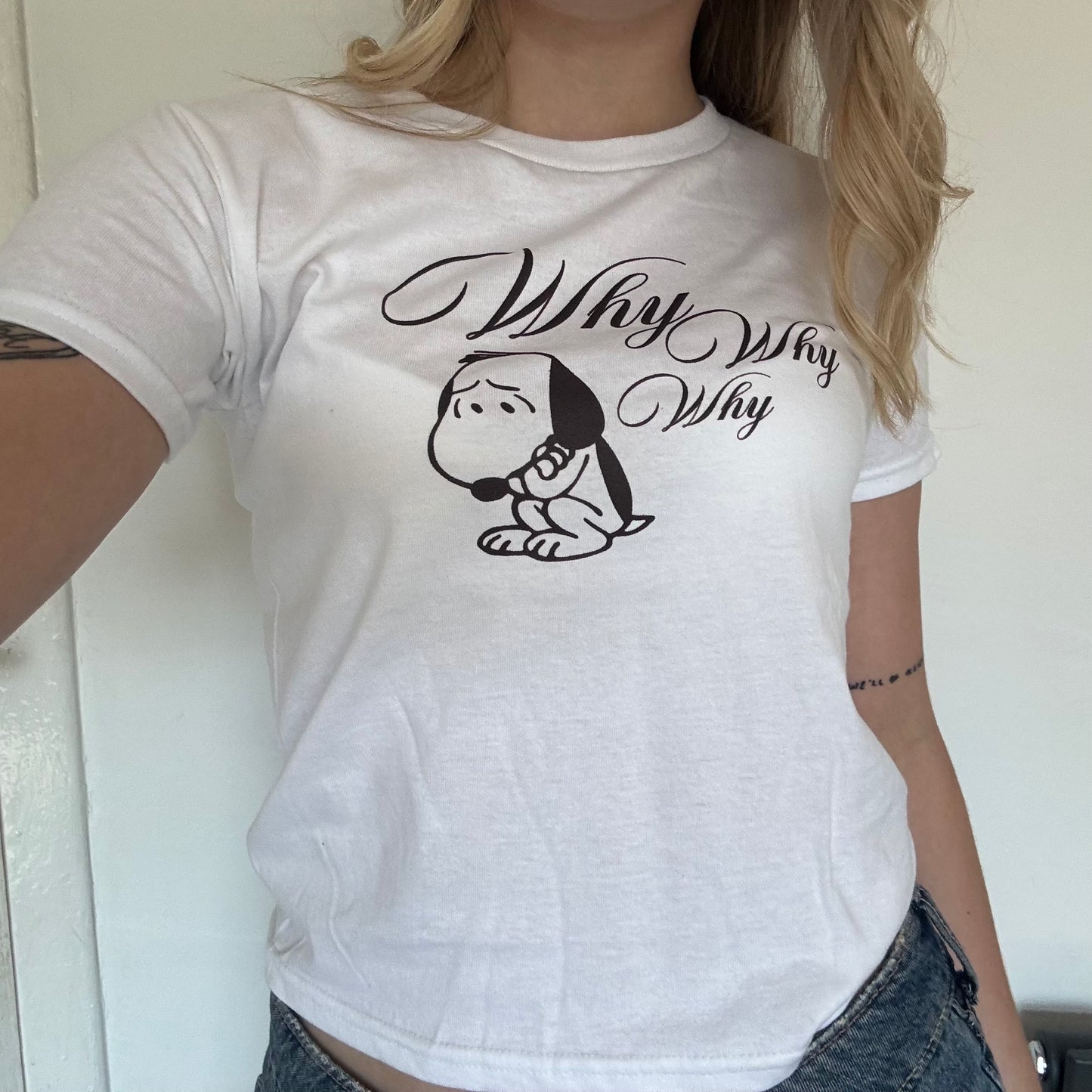 Why, Why, Why x Dog Tee