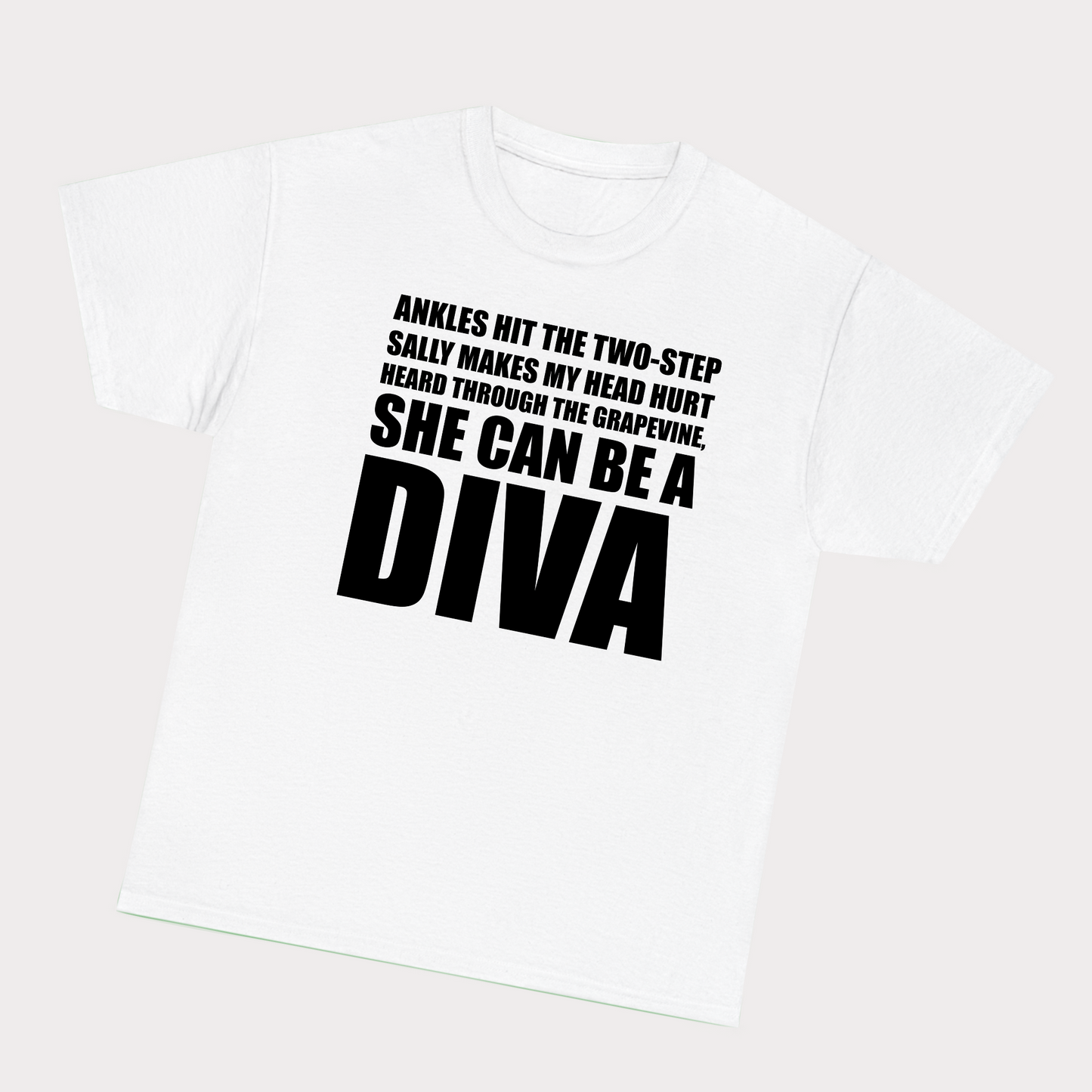 Sally, when the wine runs out tee