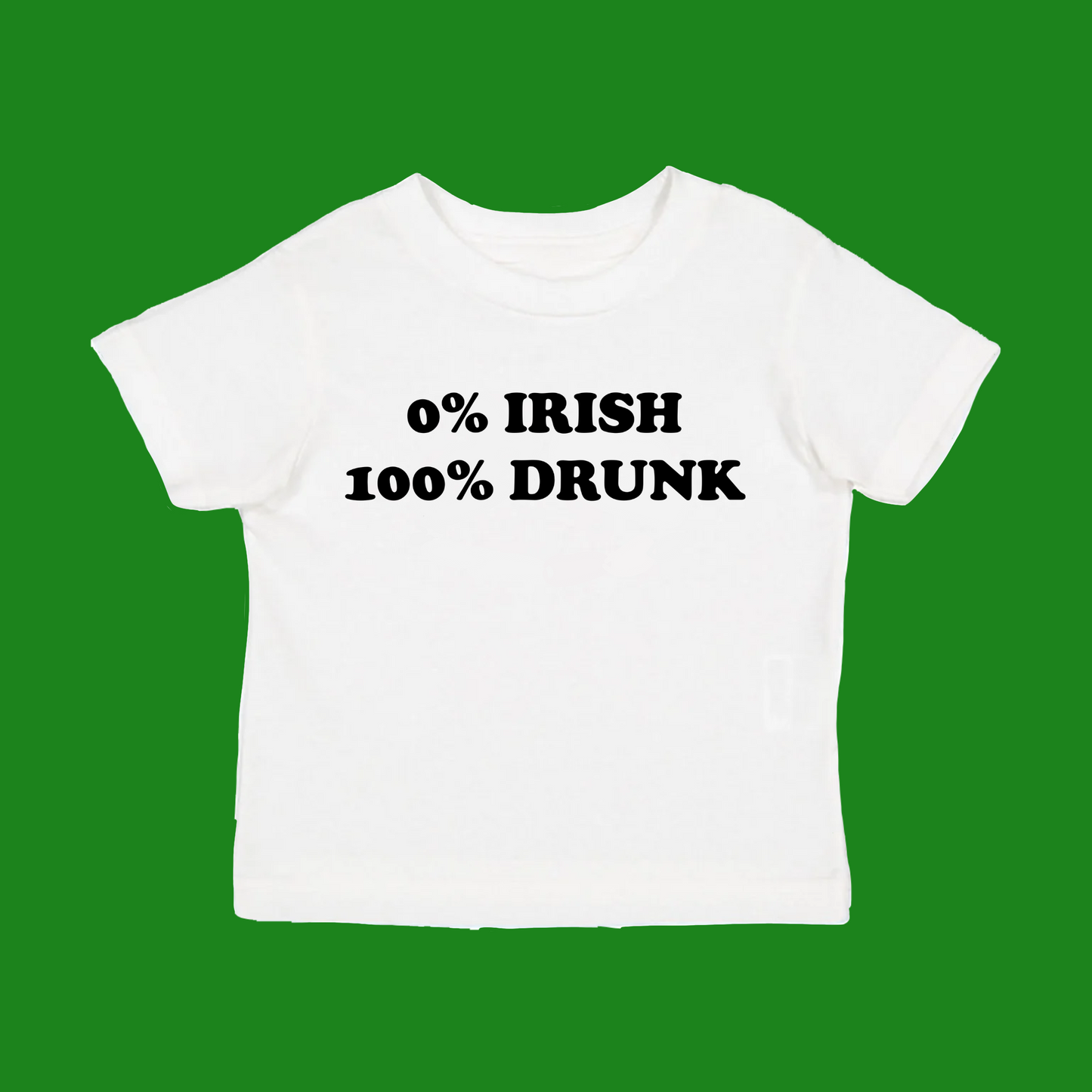 0% Irish 100% drunk tee