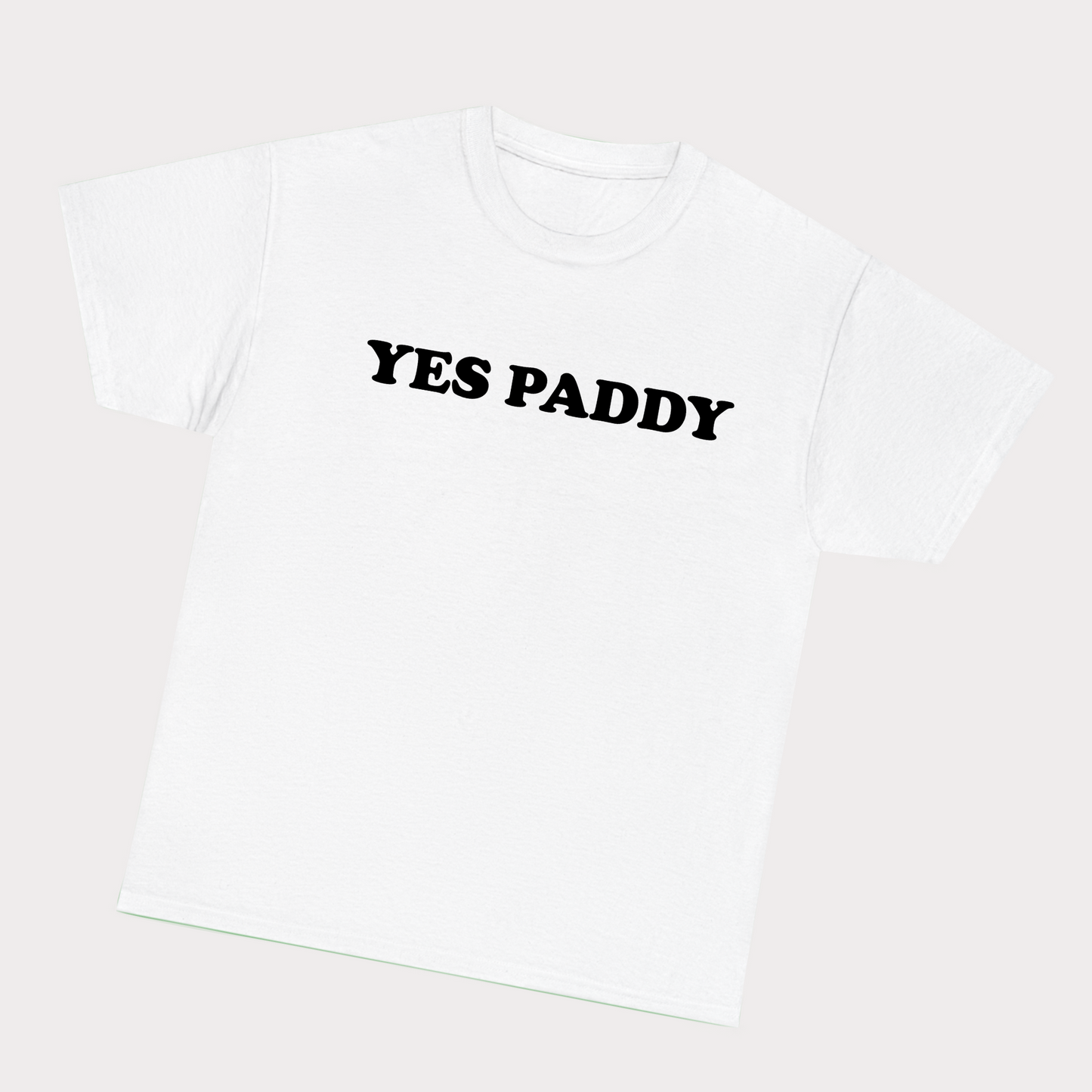Yes Paddy Tee - Black Text