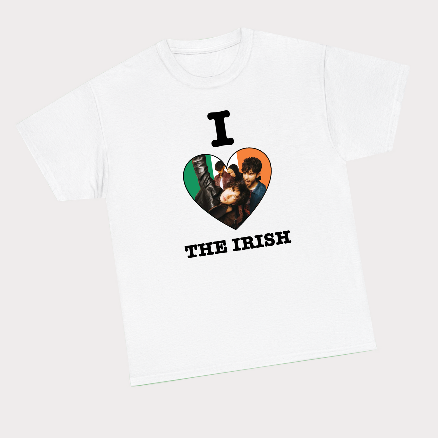 I heart the Irish (Inhaler Band) white tee