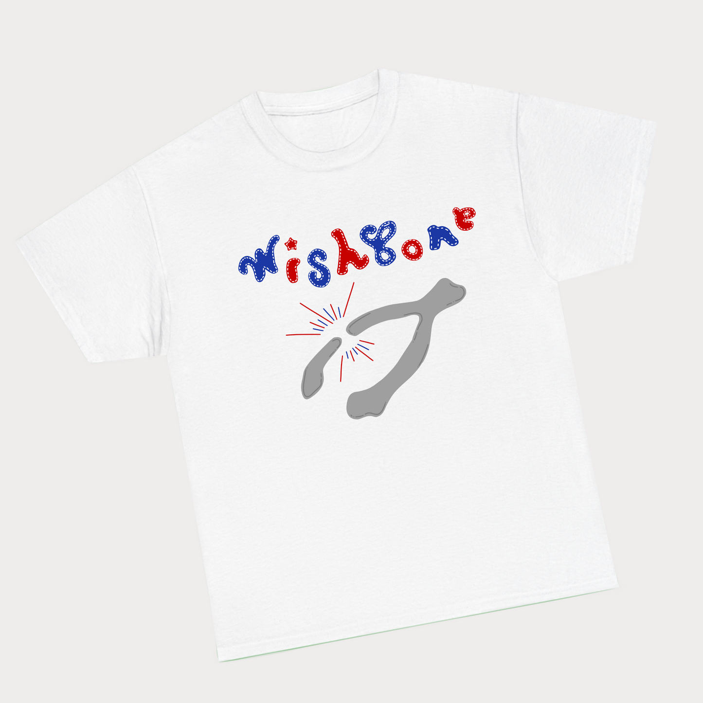 Wishbone Patchwork Inspired Tee