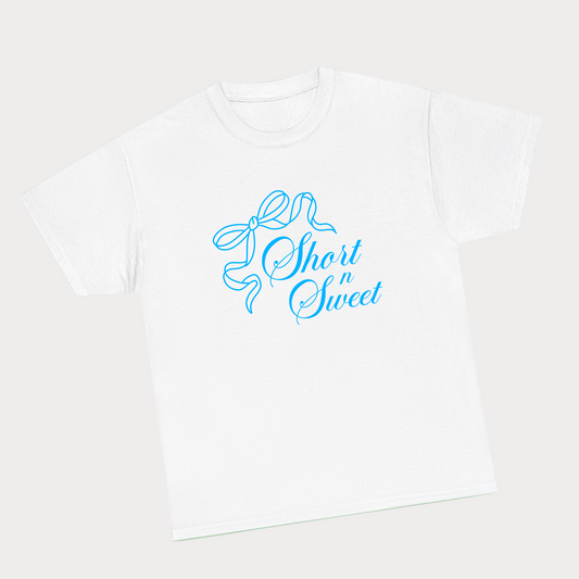 Short n’ Sweet Bow Tee - Blue