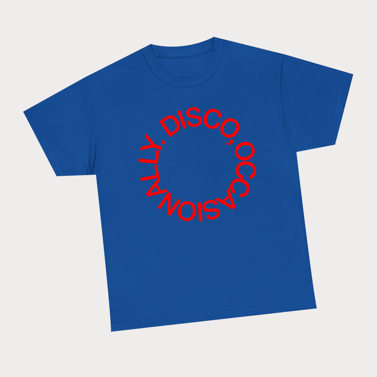 Disco, Occasionally Blue Tee