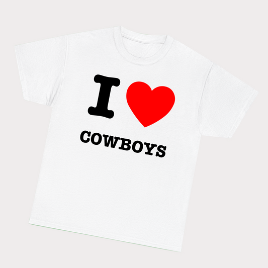 I heart Cowboys Tee