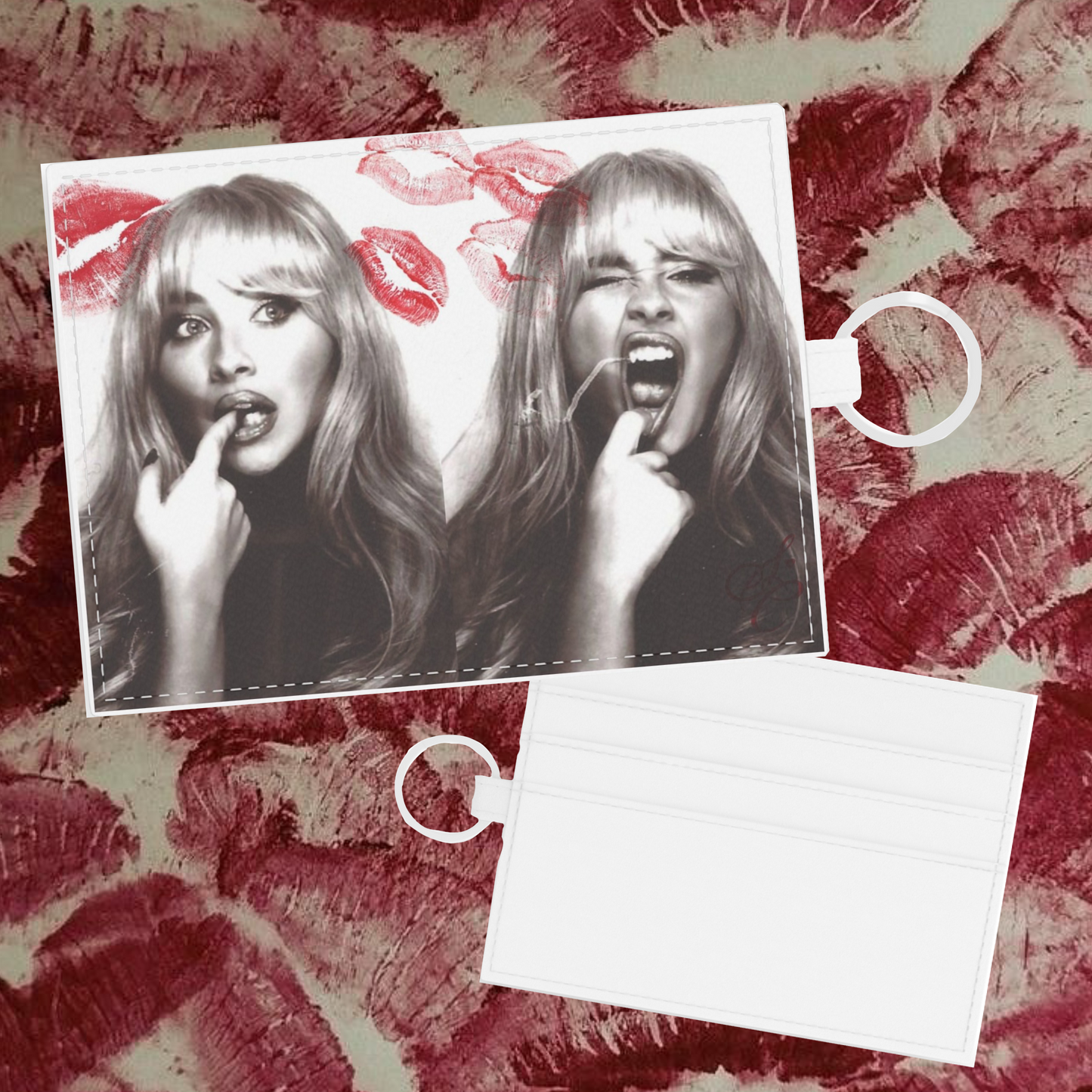 Leather Sabrina Carpenter Cardholder/Wallet