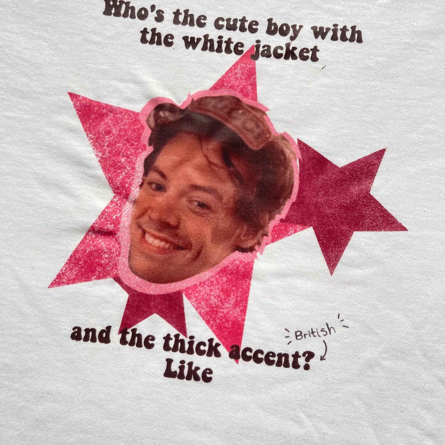 Harry Styles x Sabrine tee - XL t shirt