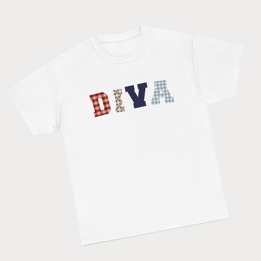 Diva Patchwork Inspired Tee