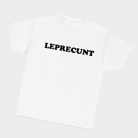 Leprecunt - Black Text