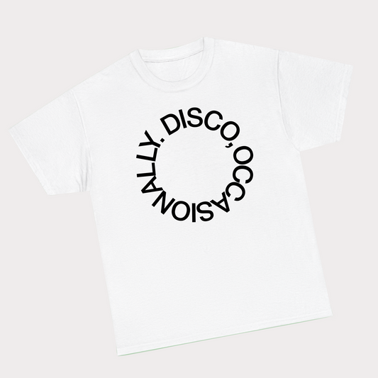 Disco, Occasionally White Tee