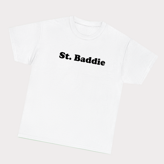 St Baddie - Black Text