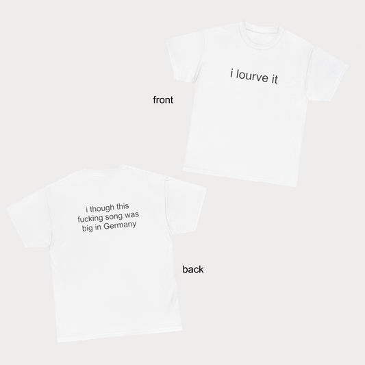 i lourve it - White Tee - Extended