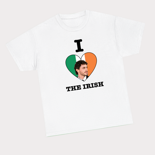 I heart the Irish (paul Mescal) white tee