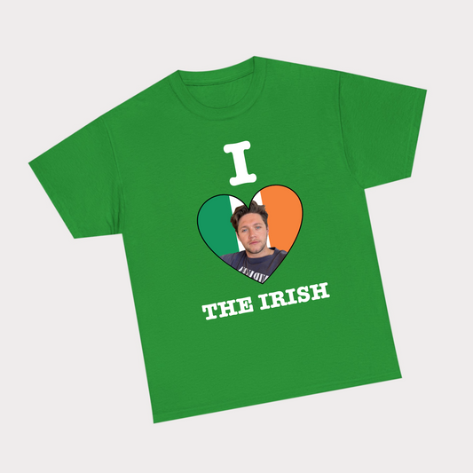 I heart the Irish (Niall Horan) green tee
