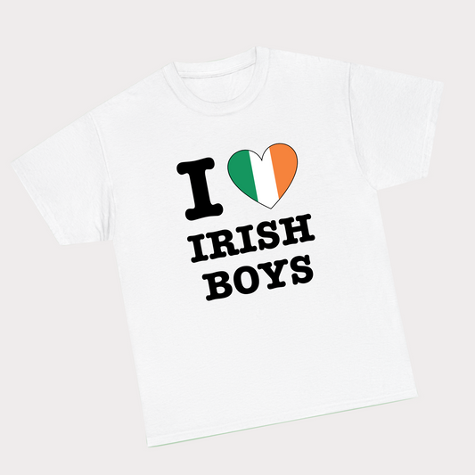 I heart Irish boys - Flag