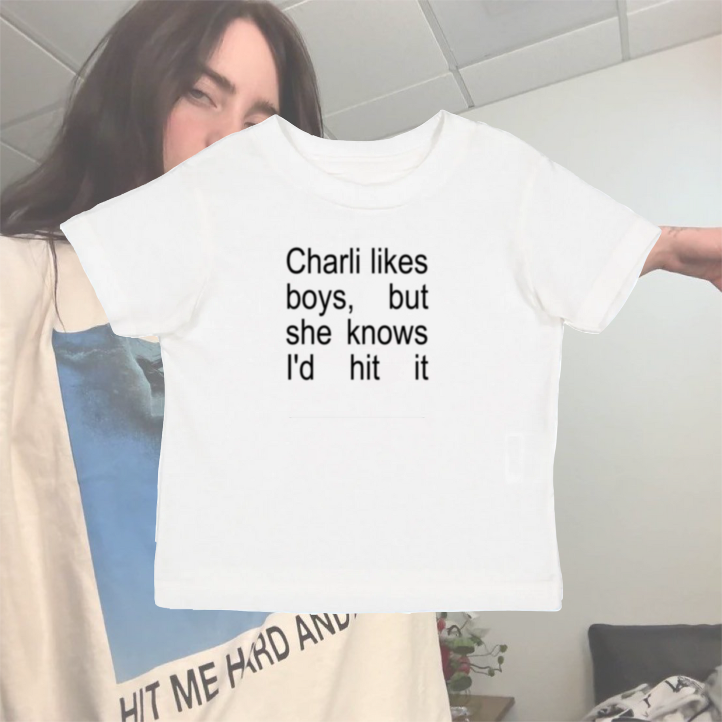 Charli likes boys - tee