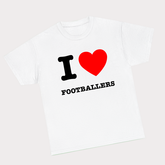 I heart Footballers Tee