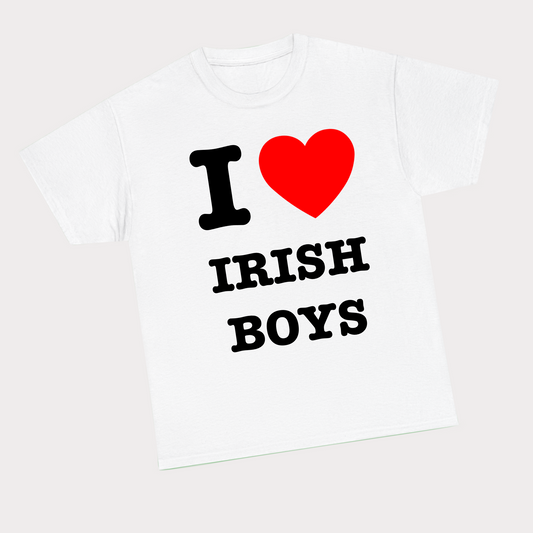 I heart Irish boys - Red