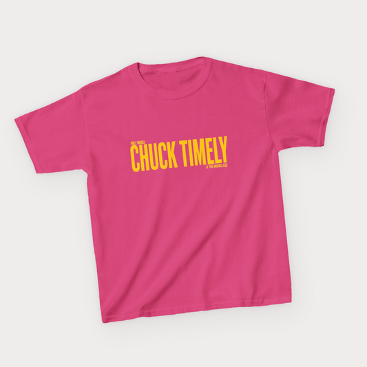 Chuck Timely & The Hourglass Pink Baby Tee