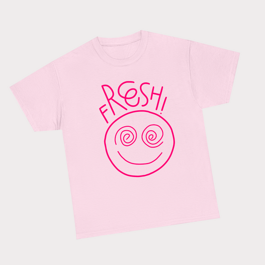 Harry Fresh Smiley - Pink Tee