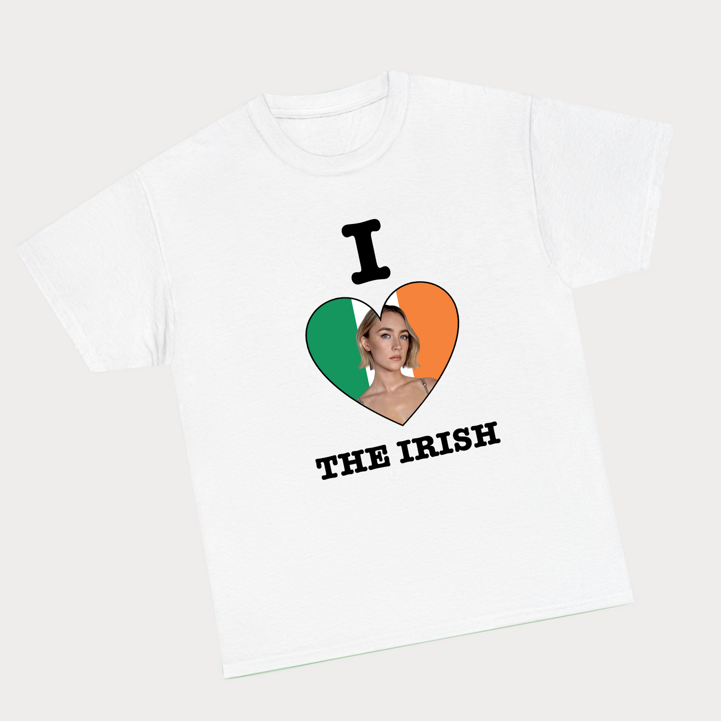 I heart the Irish (Saoirse Ronan) white tee