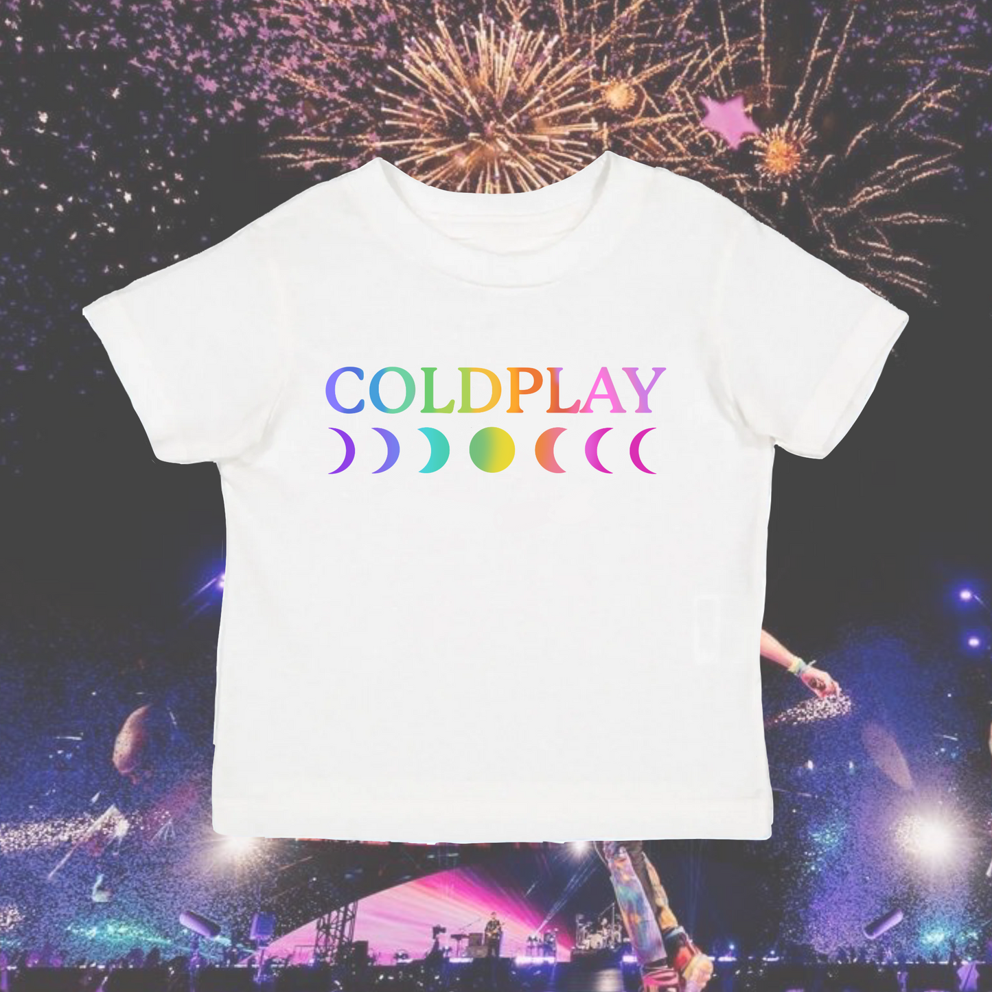 Coldplay Rainbow tee