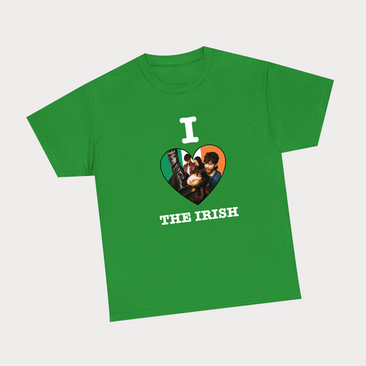 I heart the Irish (Inhaler Band) green tee