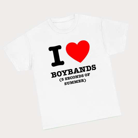 I heart Boybands (5SOS) Tee
