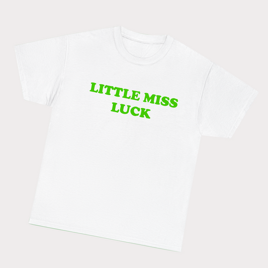 Little Miss Luck Tee - Green Text
