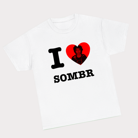 I heart Sombr - Finn Wolfhard Face Tee