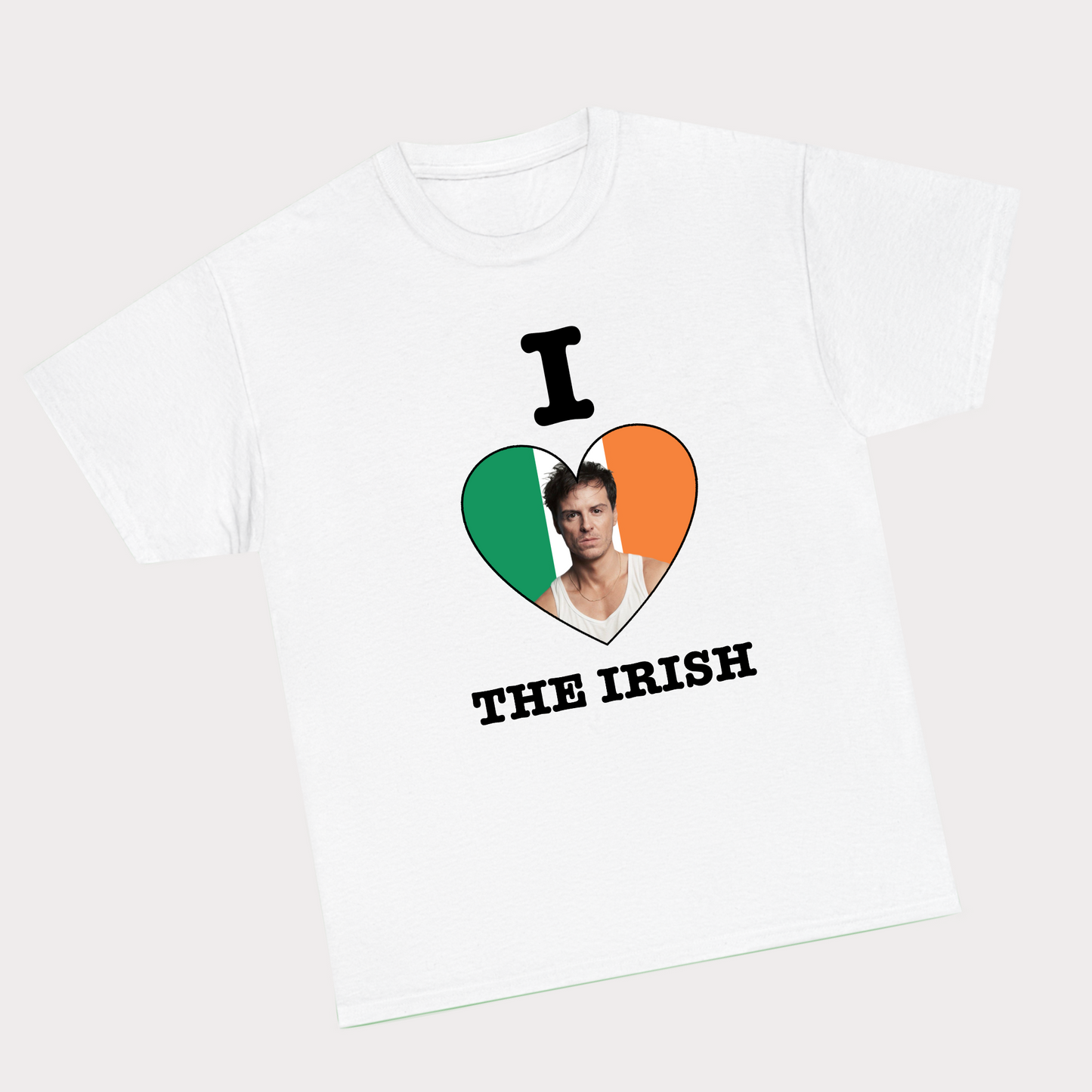 I heart the Irish (Andrew Scott) White tee