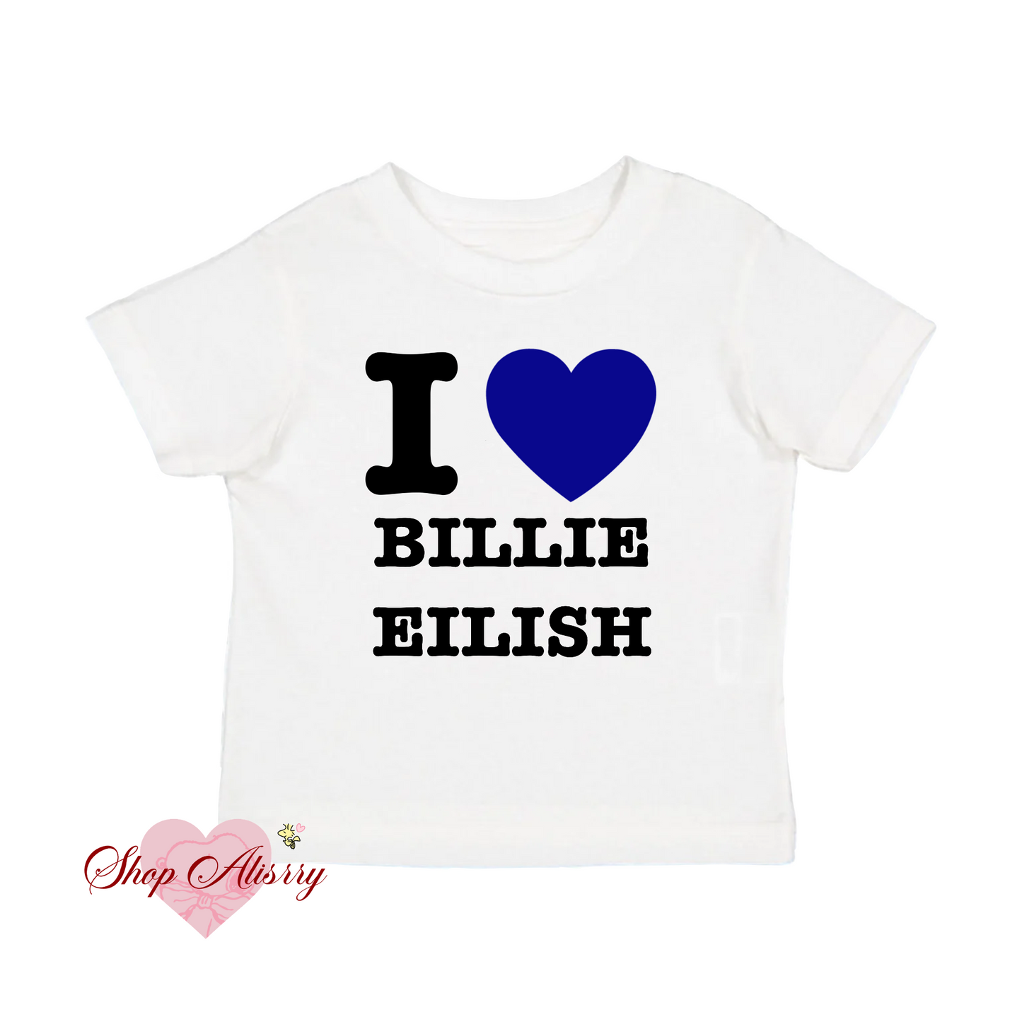 I heart Billie - Blue heart