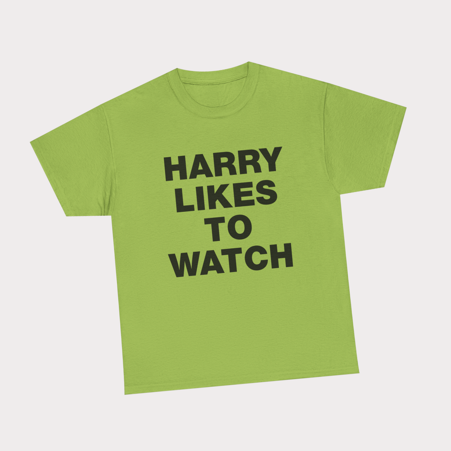 Harry Likes to Watch - Light Green Tee