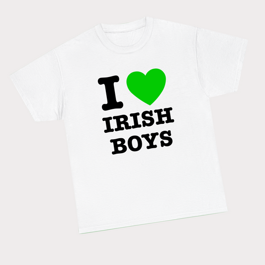 I heart Irish boys - Green