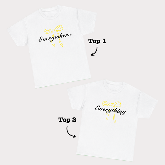 Everywhere, Everything Bow Matching tops
