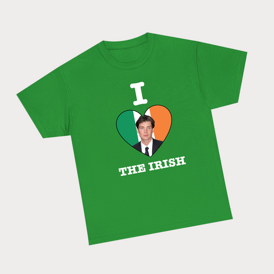 I heart the Irish (Cillian Murphy) green tee