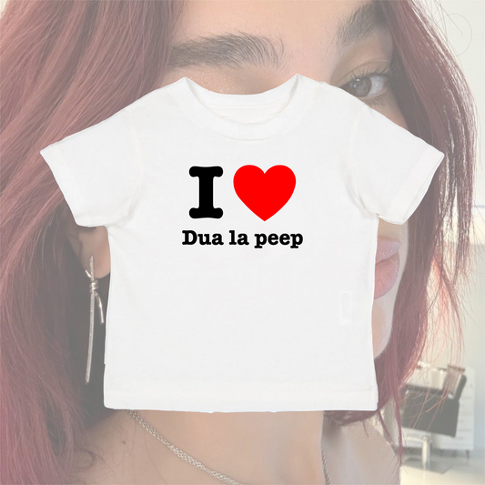 I Heart Dua la peep