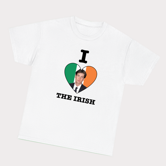 I heart the Irish (Cillian Murphy) white tee